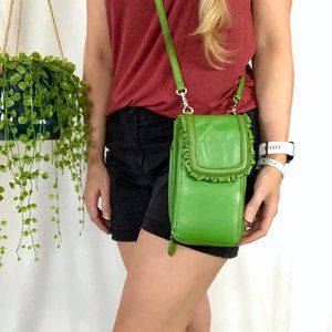 Coldwater Creek Crossbody Green Wallet Purse